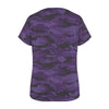 Dark Purple Camouflage Women's T-Shirt
