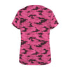 fluorescent Pink Camouflage Women's T-Shirt