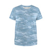 Light Blue Camouflage Women's T-Shirt