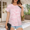 Light Pink Camouflage Women's T-Shirt