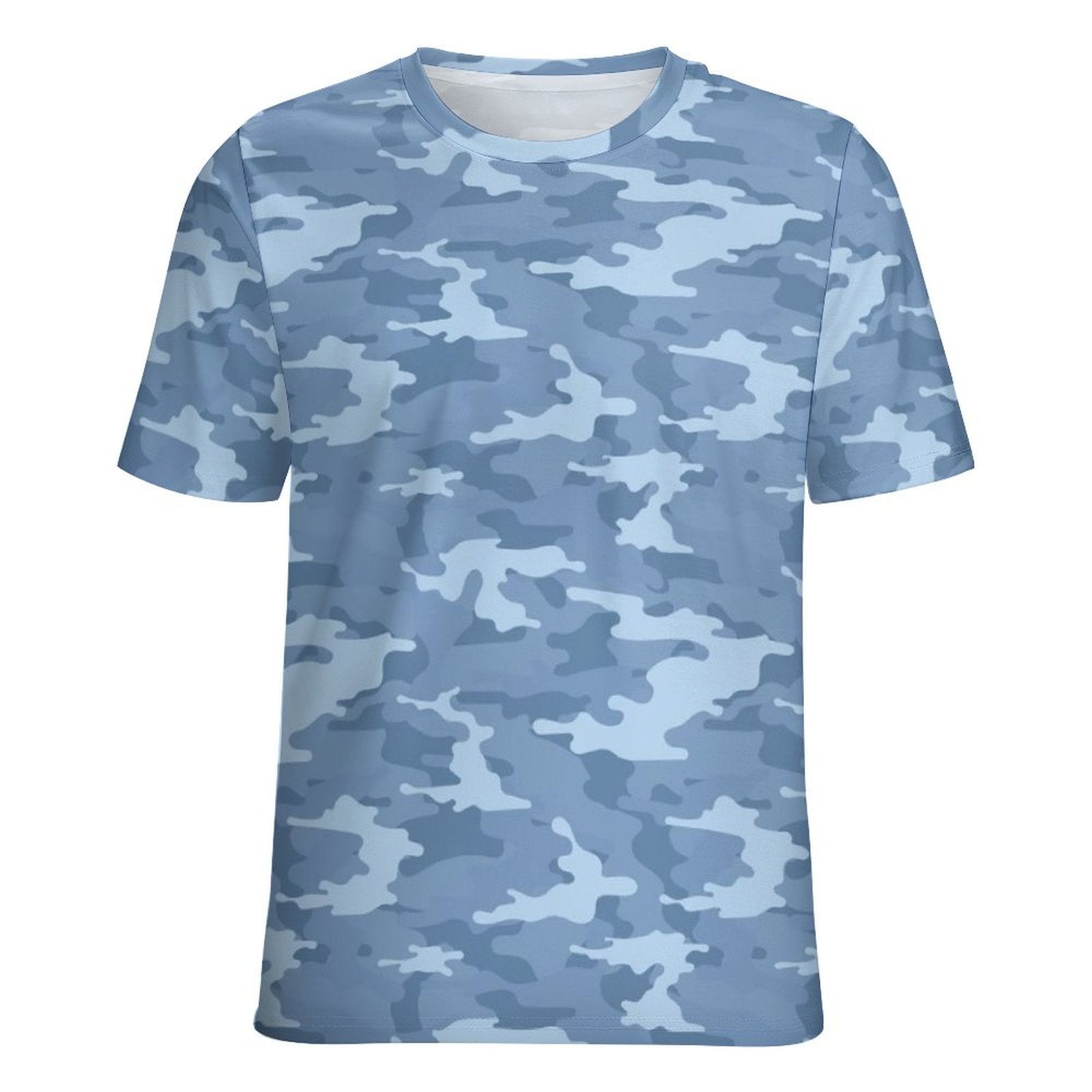 Light Blue Camouflage T-Shirt