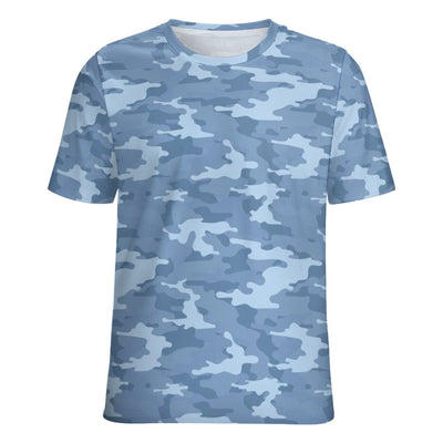 Light Blue Camouflage T-Shirt