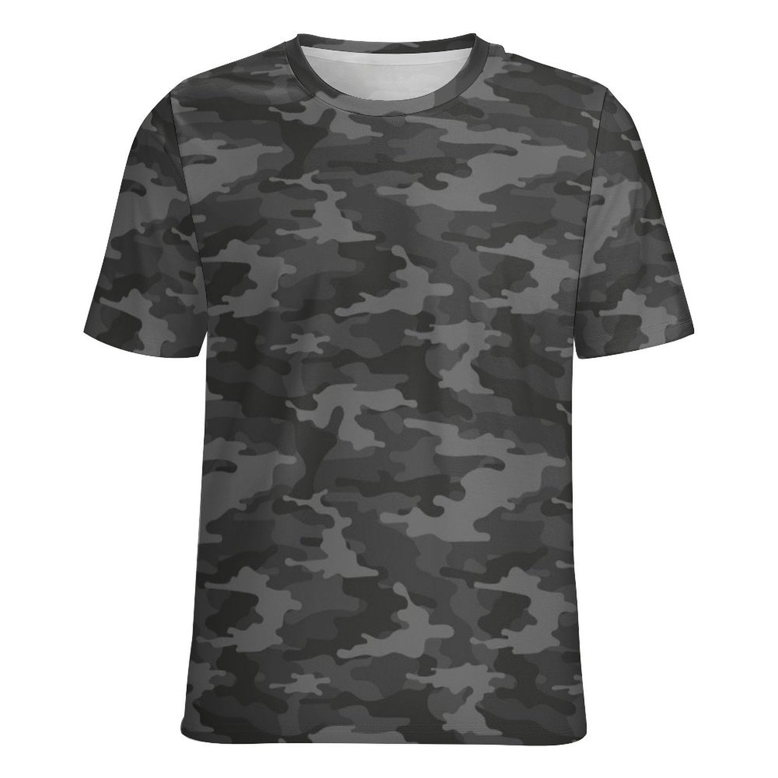 Dark Gray Camouflage T-Shirt