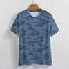 Steel Blue Navy Camouflage T-Shirt