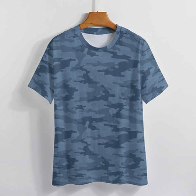 Steel Blue Navy Camouflage T-Shirt