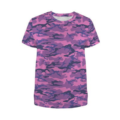 Purple Camouflage Women's T-Shirt