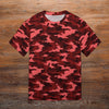 Dark Red Camouflage T-Shirt