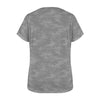 Gray Camouflage Women's T-Shirt