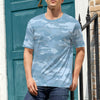 Light Blue Camouflage Men's T-Shirt