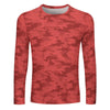 Red Camouflage Long Sleeve Shirt