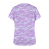 Light Purple Camouflage Women's T-Shirt
