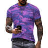 fluorescent Pink Purple Camouflage T-Shirt