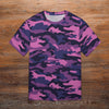 fluorescent Pink Purple Camouflage T-Shirt