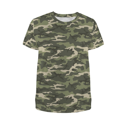 Woodland Camouflage Women's T-Shirt