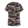 Red Camouflage Women's T-Shirt