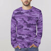 Purple Camouflage Long Sleeve Shirt