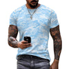 Light Blue Camouflage Men's T-Shirt