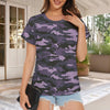 Navy Camouflage Women's T-Shirt