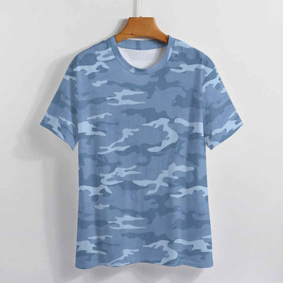 Light Blue Camouflage T-Shirt