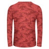 Red Camouflage Long Sleeve Shirt