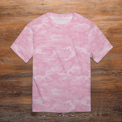 Light Pink Camouflage T-Shirt