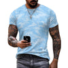 Light Blue Camouflage Men's T-Shirt