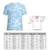 Light Blue Camouflage Men's T-Shirt