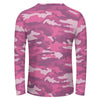 Pink Camouflage Long Sleeve Shirt