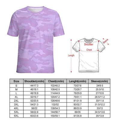 Light Purple Camouflage T-Shirt