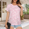 Light Pink Camouflage Women's T-Shirt