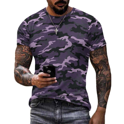 Dark Purple Camouflage T-Shirt