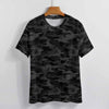 Dark Gray Camouflage T-Shirt