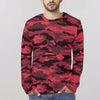 Red Camouflage Long Sleeve Shirt