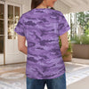 Purple Camouflage Women's T-Shirt