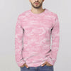 Light Pink Camouflage Long Sleeve Shirt