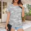 Light Gray Camouflage Women's T-Shirt