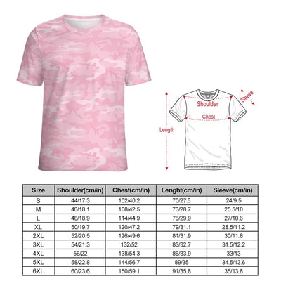 Light Pink Camouflage T-Shirt