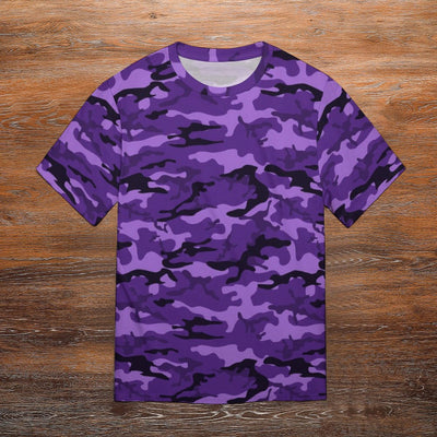 fluorescent Purple Camouflage T-Shirt