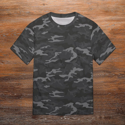 Dark Gray Camouflage T-Shirt