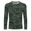 Dark Woodland Camouflage Long Sleeve Shirt