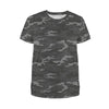 Dark Gray Camouflage Women's T-Shirt