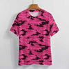 fluorescent Pink Camouflage T-Shirt