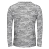 Light Gray Camouflage Long Sleeve Shirt