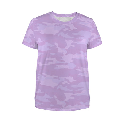 Light Purple Camouflage Women's T-Shirt