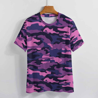 fluorescent Pink Purple Camouflage T-Shirt