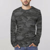 Dark Gray Camouflage Long Sleeve Shirt