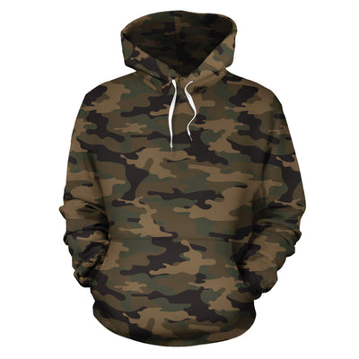 Dark Woodland Camouflage Hoodie