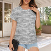 Light Gray Camouflage Women's T-Shirt