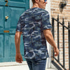 Blue Navy Camouflage T-Shirt
