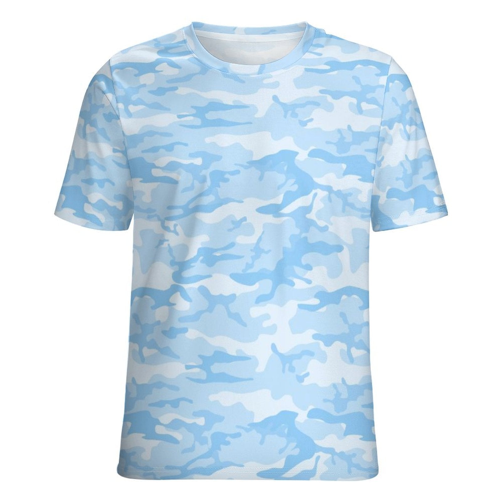 Light Blue Camouflage Men's T-Shirt